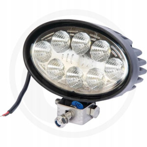 Lampa robocza na kabel 8 LED 8x3W=24W 12-24V