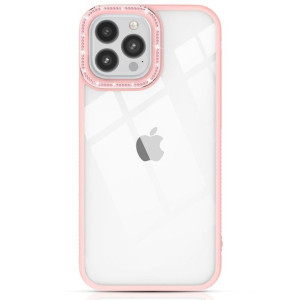 Etui Kingxbar Sparkle Apple iPhone 13 Pro Max różowy