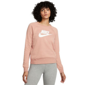 Bluza damska nike nsw essntl fleece gx crew brudny róż bv4112 609