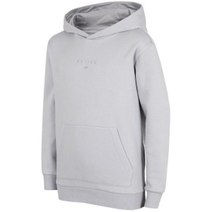 Bluza dla dziewczynki 4f chłodny jasny szary hjz22 jbld003 27s