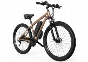 MTB Rower elektryczny 29cali 500W złoty E-bike
