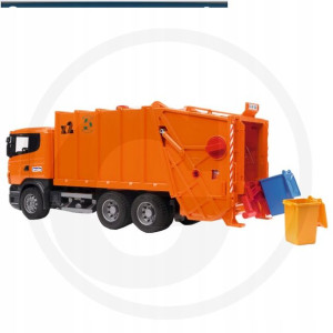 Zabawka Bruder Śmieciarka Scania 62cm 1:16 Dzieci