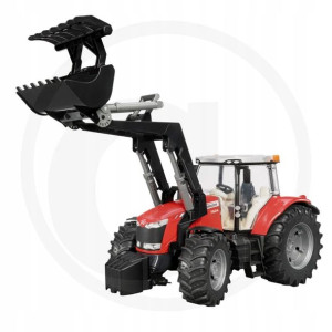 Zabawka Traktor Ciągnik Ferguson 7624 koparka +3