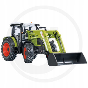 Zabawka Wiking Ciągnik Traktor Claas 1:32 koparka