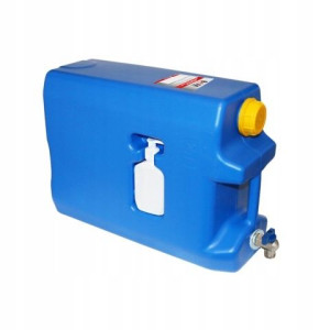 Zbiornik Baniak boczny 20L z kranem + doz. 200ml