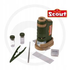 Zestaw mini mikroskopu SCOUT z pęsetą 2 pojemnikam