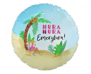 Balon Foliowy 46cm Hura Hura Emerytura