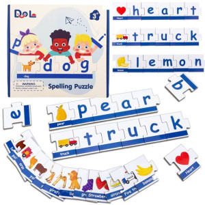 Drewniane Puzzle Edukacyjne 90el.