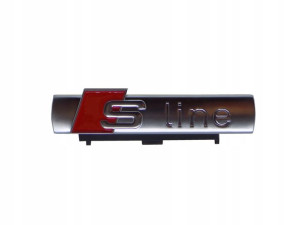 Audi Logo Atrapy Napis S Line 70 X 15 Mm