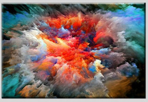 Abstrakcja Obraz metoda Premium Print 60 x90 cm