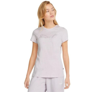Koszulka damska puma power graphic stardust tee różowa 848826 73