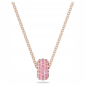 SWAROVSKI - Naszyjnik Stone Round Pink ROS