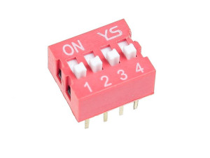 DIP SWITCH x4 ---(2 sztuki)