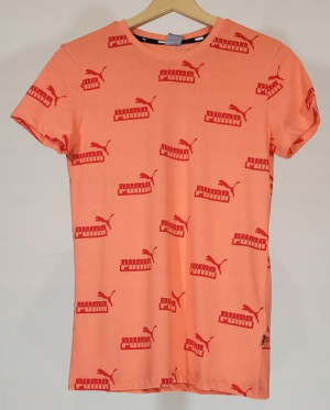 T-shirt puma logo koszulka xs 596033