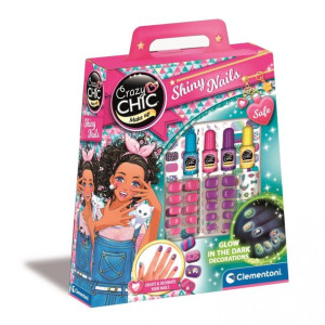 Duży zestaw Crazy Chic Fluo paznokcie manicure