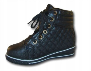 Botki MB-5-1 sneakersy na koturnie roz.25 -16,5 cm