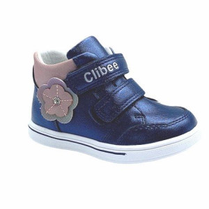 Botki dziecięce Clibee P529 wkł. skóra profil r.24