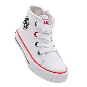 Trampki dziecięce BIG STAR HH374187 białe r.18