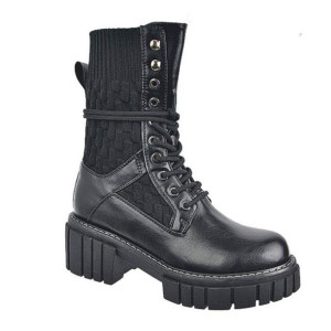 Botki damskie workery ocieplane EVENTO czarne r.37