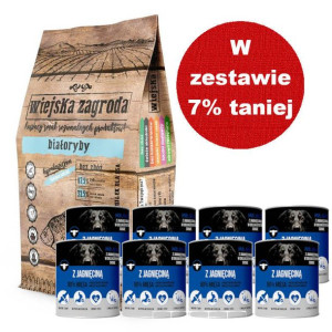 Wiejska Zagroda Białoryby 9kg (tylko ryby) + Mr.BIG kawałki w sosie z jagni