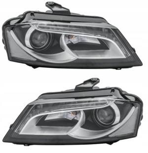 Audi A3 8p Reflektory Lampy Przednie Le+pr Orygina