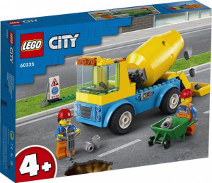 LEGO Klocki City 60325 Ciężarówka z betoniarką