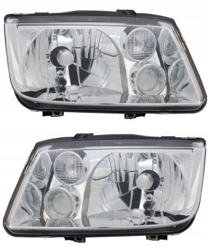 Volkswagen Bora Komplet Reflektorów Lampy Przednie