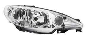 Peugeot 206 98-05 Reflektor Lampa Przednia Prawa