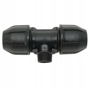 Złącze Trójnik PE25mm-3/4"GZ-25mm Fish do rur