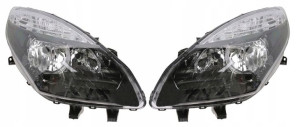 Renault Scenic 09-11 Komplet Reflektorów Lampy L+p