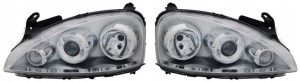 Opel Combo Corsa C Reflektor Lampa Przednia L + P
