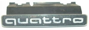 Audi Napis Quattro Nowy Logo Znaczek