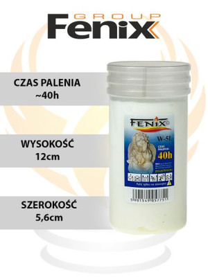 Wkład parafinowy W5L (40h)