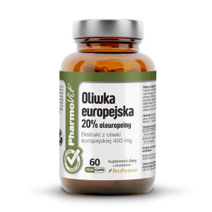 Oliwka europejska 20% oleuropeiny 60 kaps