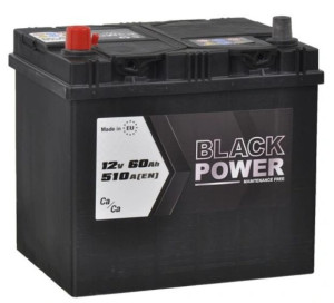 Akumulator Black Power 60Ah 510A JAPAN L+