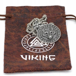 naszyjnik stal nierdzewna Boho Vintage Rock Wiking