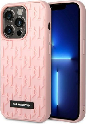 Etui Karl Lagerfeld KLHCP14LRUPKLPP Apple iPhone 14 Pro hardcase różowy/pin
