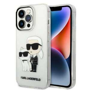 Etui Karl Lagerfeld KLHCP14LHNKCTGT Apple iPhone 14 Pro transparent hardcas