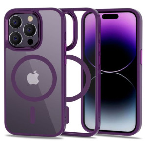 Etui Tech-Protect Magmat MagSafe Apple iPhone 14 Pro Max Deep Purple/clear