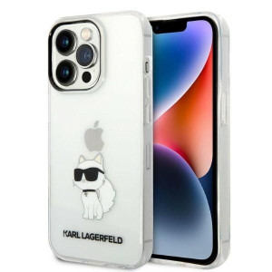 Etui Karl Lagerfeld KLHCP14XHNCHTCT Apple iPhone 14 Pro Max transparent har