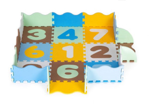 Mata piankowa edukacyjna kojec puzzle podkład dla dzieci