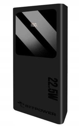 Power Bank 30000mAh 22,5W PD Wyświetlacz USB - C