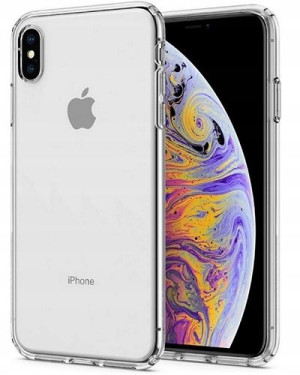 Etui iPhone XS MAX Bezbarwne + Szkło 9D PREMIUM