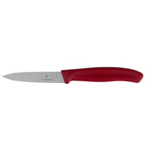 Nóż do warzyw i owoców Victorinox 6.7601 (gładki, 8 cm, czerwony)