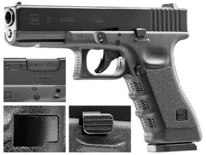 Pistolet wiatrówka Glock 17 blowback 4,5 mm BB CO2