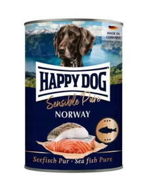 Happy Dog Norwegia Ryba mokra karma 400g