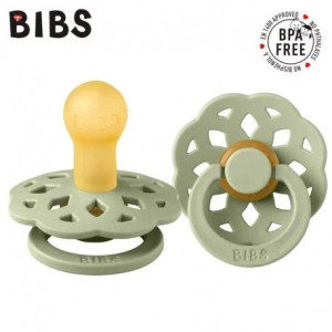 BIBS BOHEME HEVEA  SAGE Smoczek uspokajający kauczuk M 6-18 mcy