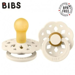 BIBS BOHEME HEVEA IVORY Smoczek uspokajający kauczuk S 0-6mcy