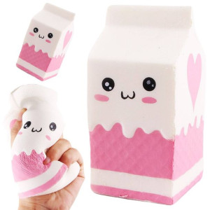 SQUISHY Zabawka Antystresowa Gniotek Karton Mleka