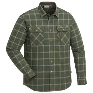 Koszula męska flanelowa Pinewood Prestwick S zielono/brązowa